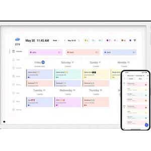 10.1 Inch Smart Digital Calendar Planner & Chore Chart, IPS HD Touchscreen Inter